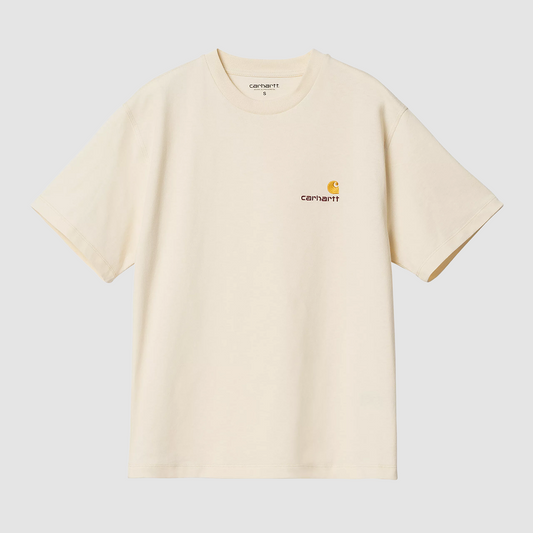 W' S/S American Script T-Shirt Natural