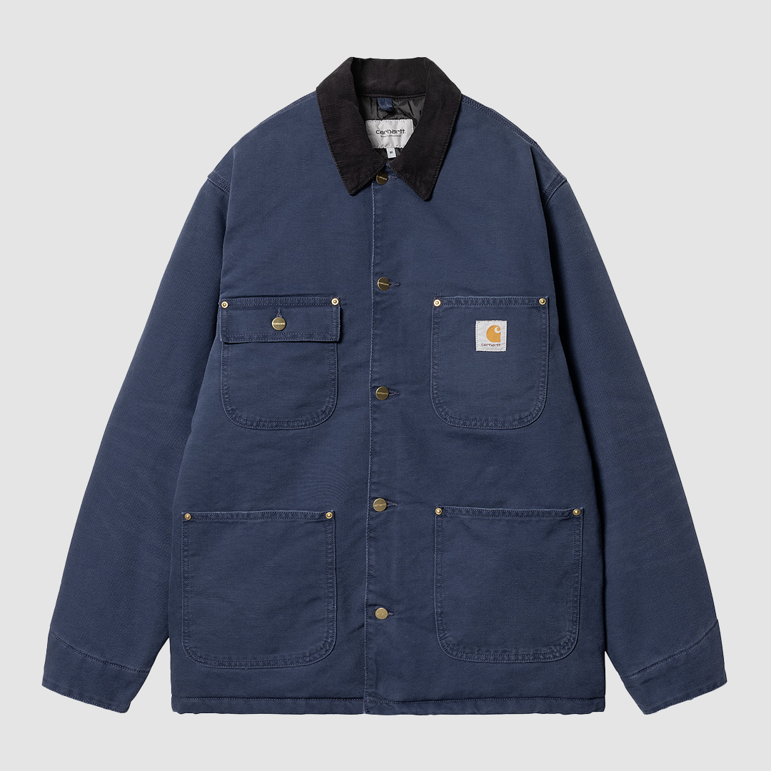 OG Chore Coat Air Force Blue / Black Aged Canvas