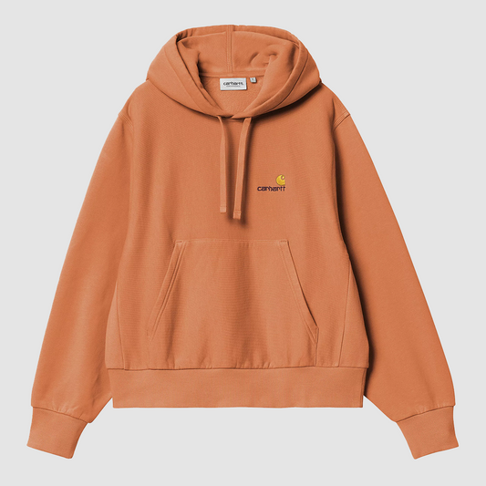 W' Hooded American Script Jacket Redhaven