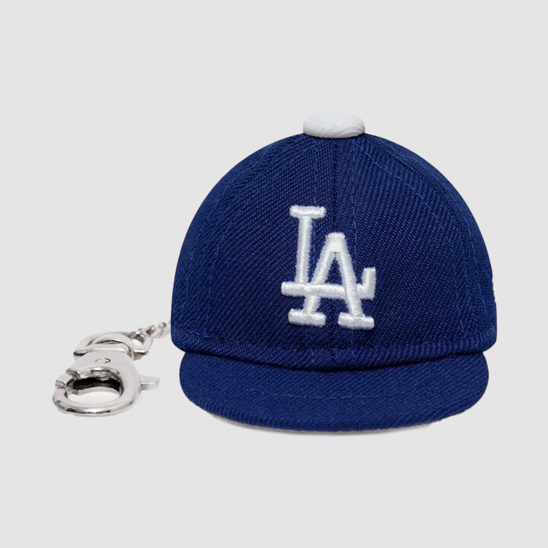 Mini Cap Keychain LA Dodgers Navy