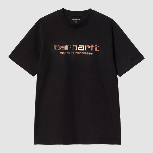 S/S Solar Chrome Script T-Shirt Black