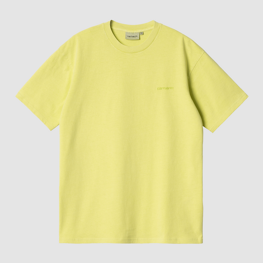 S/S Duster Script T-Shirt Arctic Lime Garment Dyed