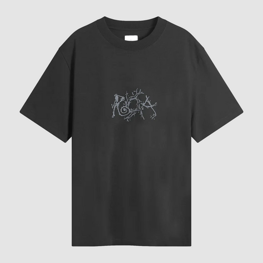 Graphic Boxy T-Shirt Black