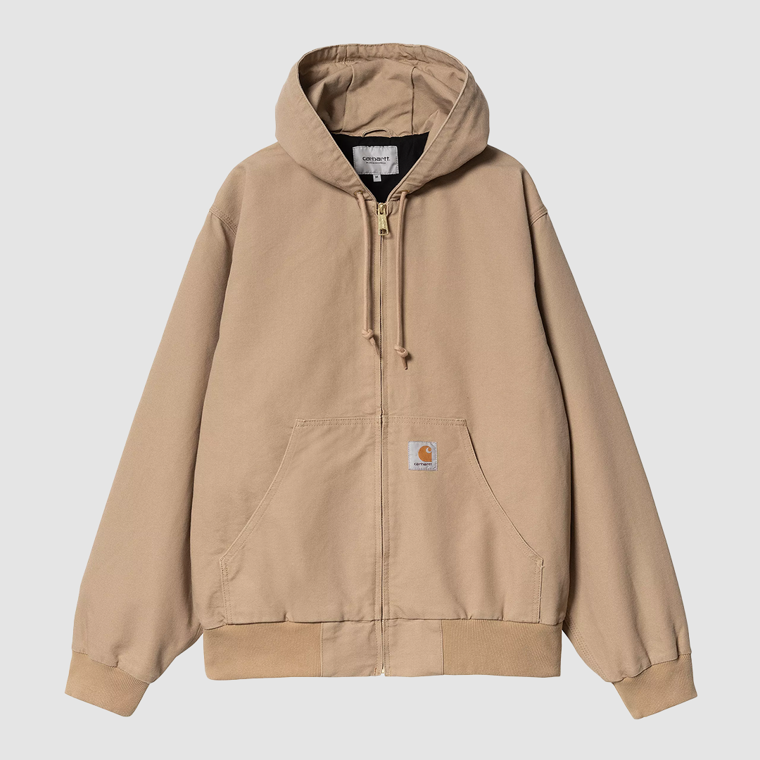 OG Active Jacket Dusty H Brown Rinsed