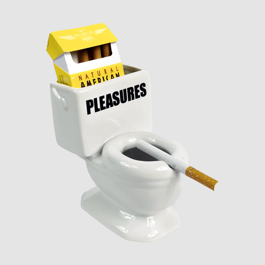 Toilet Ashtray White