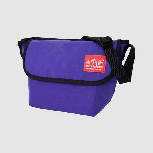 Nylon Messenger Bag Purple XXS