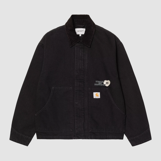 OG Arcan Graphic Jacket Black / Black Heavy Stone Wash