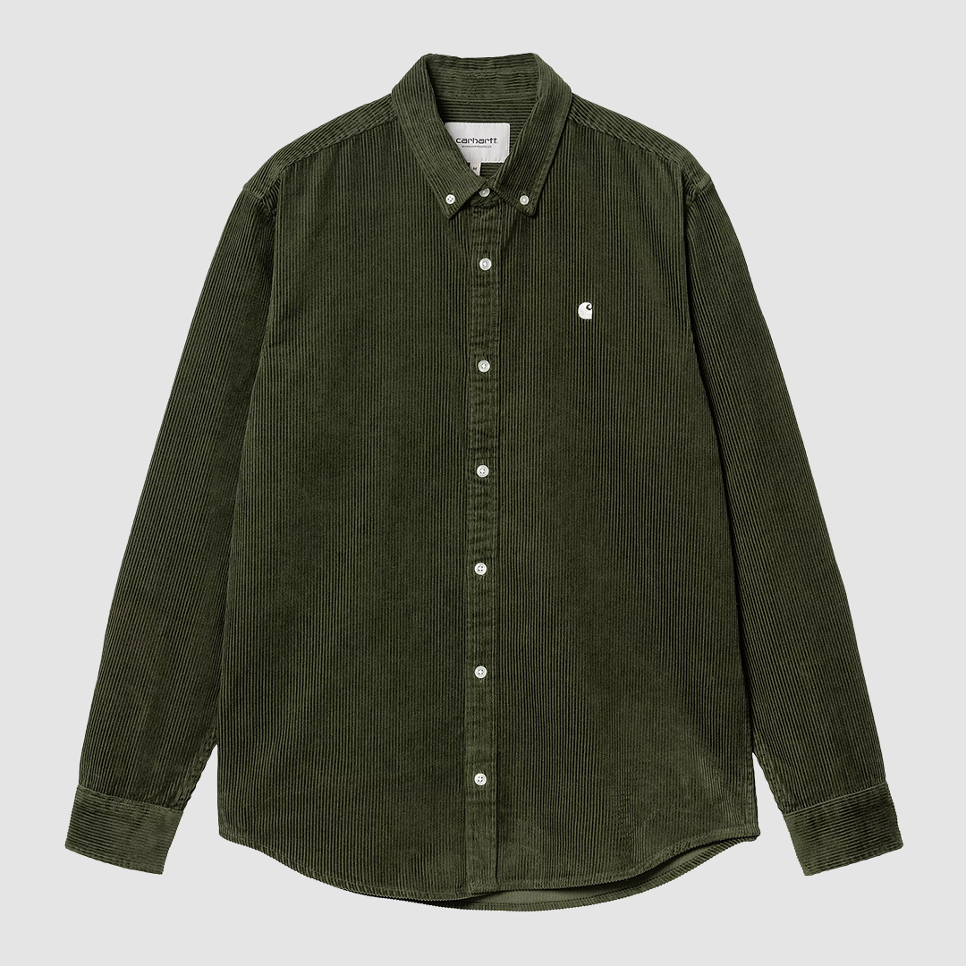 L/S Madison Cord Shirt Tarragon / Wax