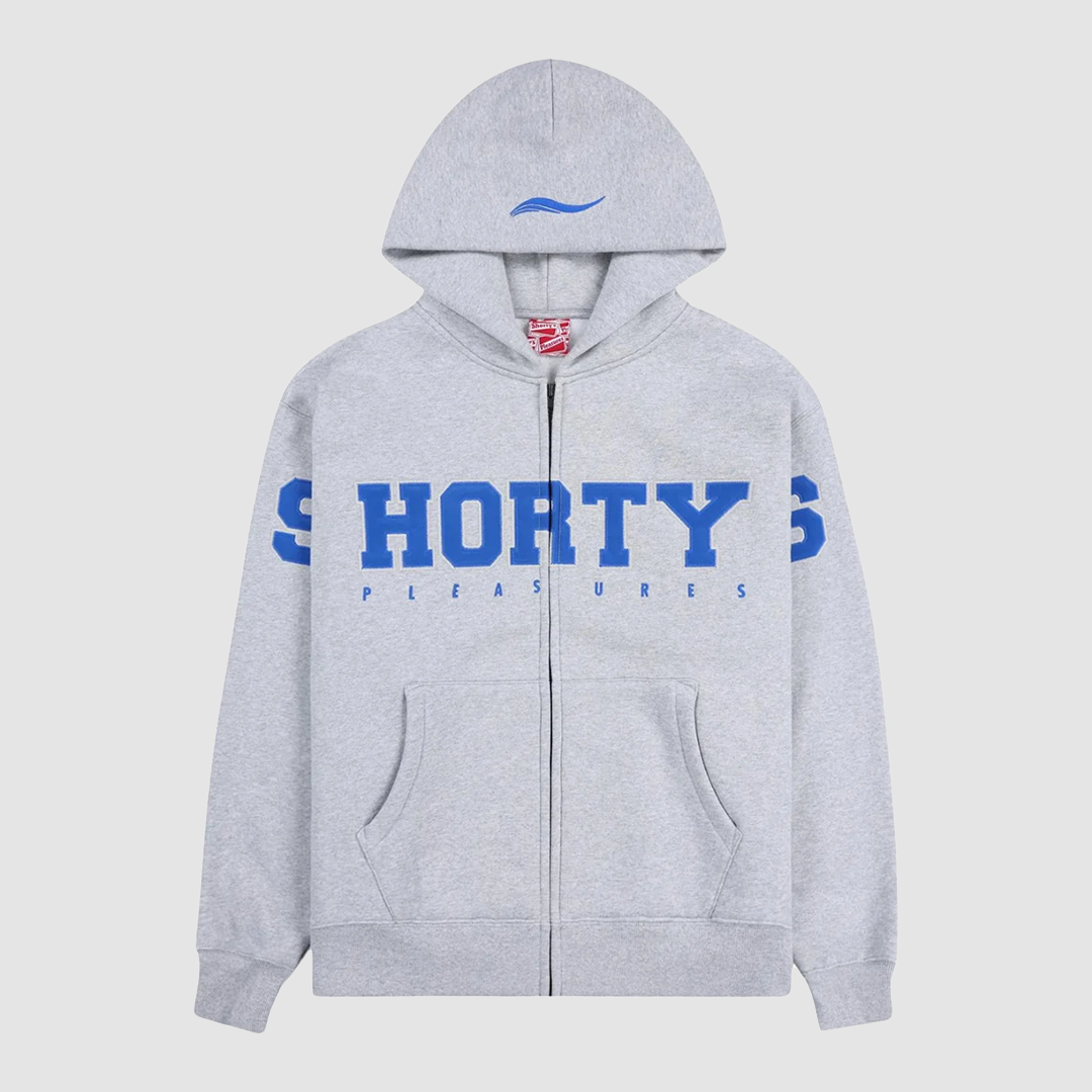 Wave Zip Hoodie Heather Grey