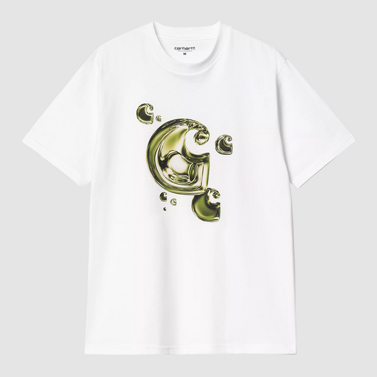 S/S Solar Chrome C-logo T-Shirt White