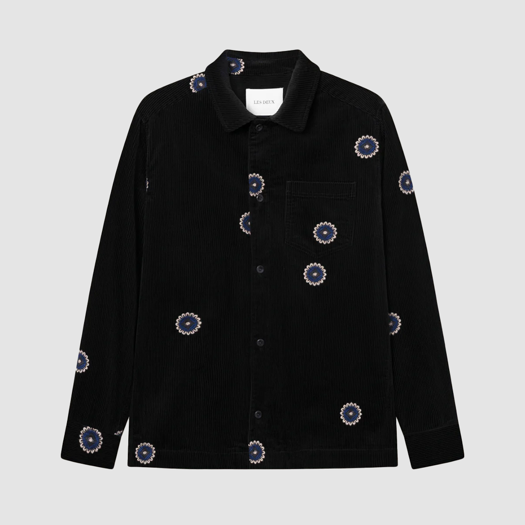 Layton Corduroy AOE Overshirt Black