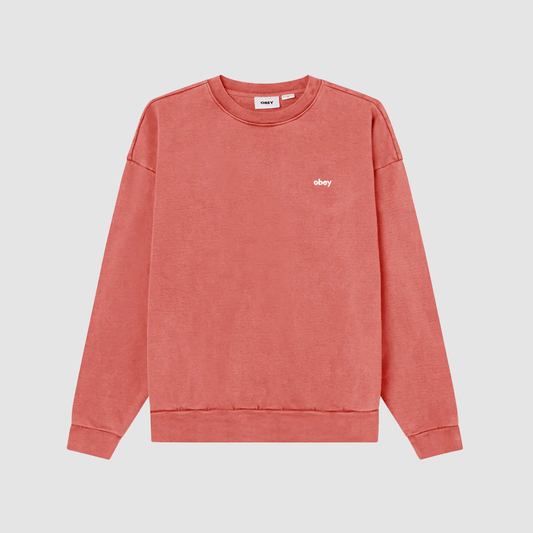 Lowercase Pigment Crew Mineral Red