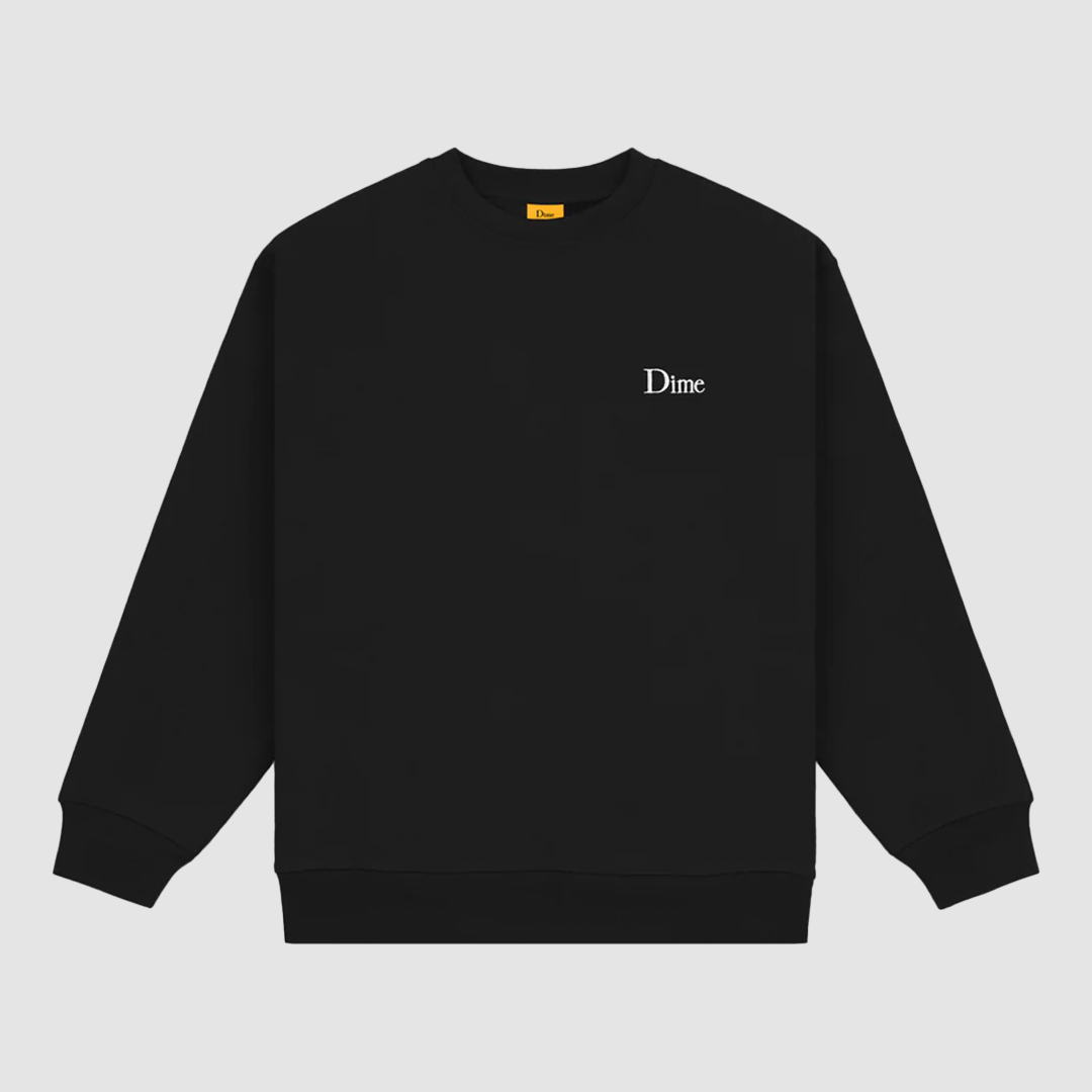 Classic Small Logo Crew Black