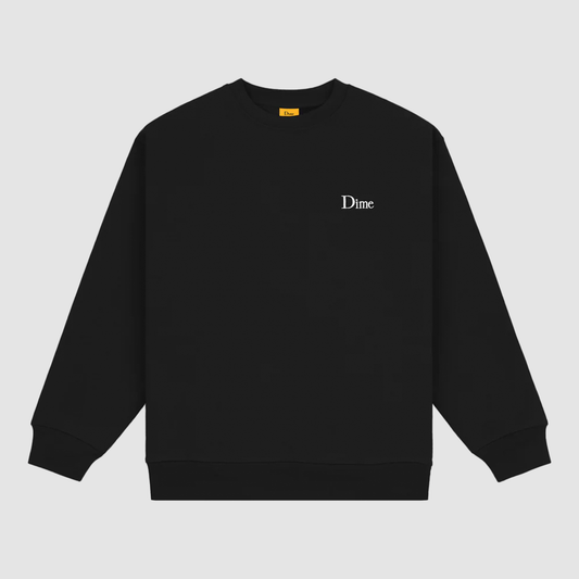 Classic Small Logo Crew Black