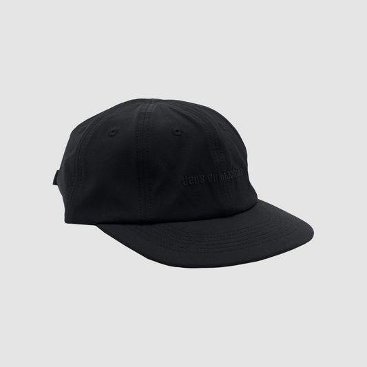 Late Night 8 Panel Cap Black