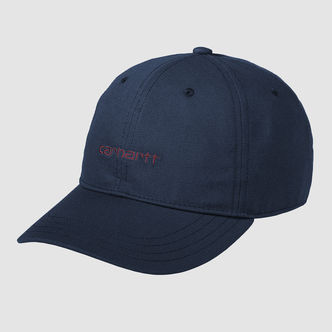 Canvas Script Cap Air Force Blue / Malbec