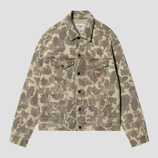 Duck Helson Jacket Camo Black Bleached