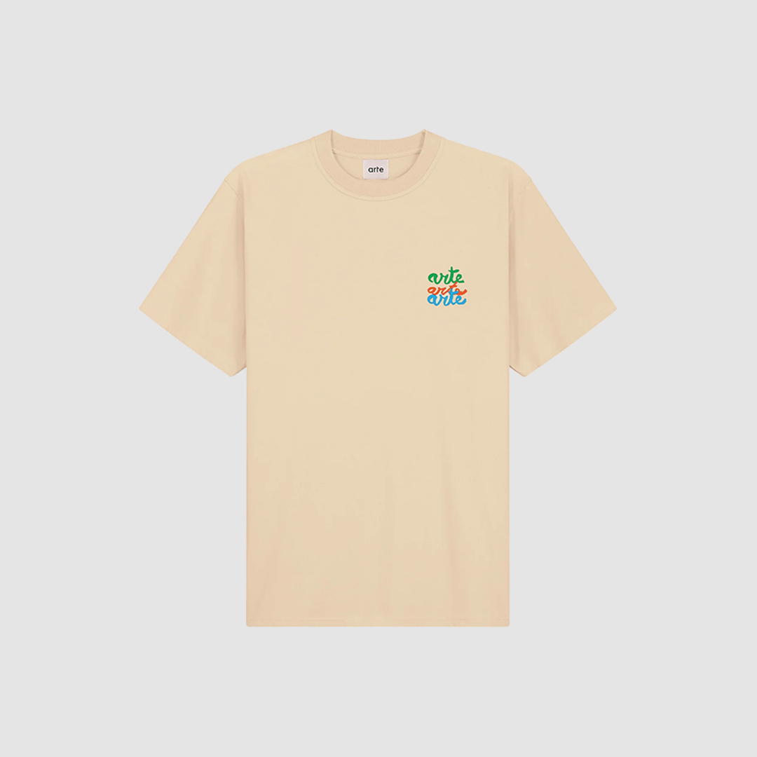 Multi Logo T-Shirt Cream