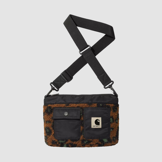 Orla Strap Bag Camo Leo Jacquard Tamarind / Black