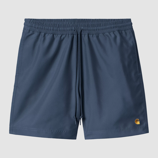 Chase Swim Trunks Dusky Blue / Gold