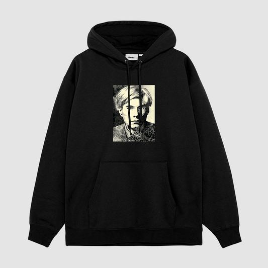 Obey Warhol Hoodie Black