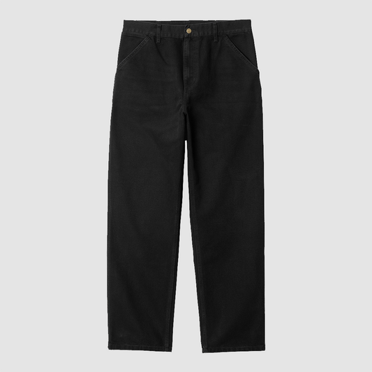 Simple Pant Black Aged Canvas