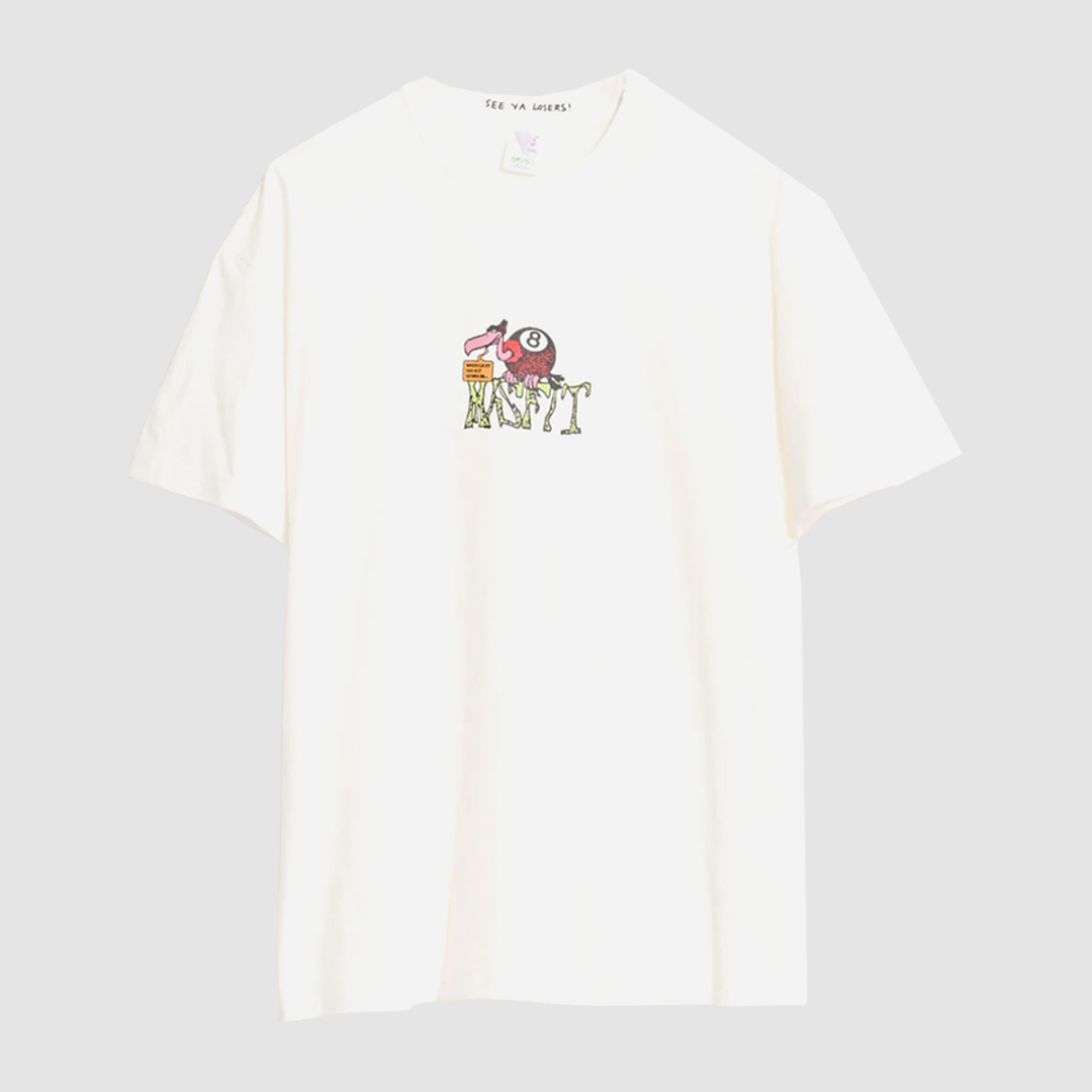 Sheer Luck SS T-Shirt Pigment Thrift White