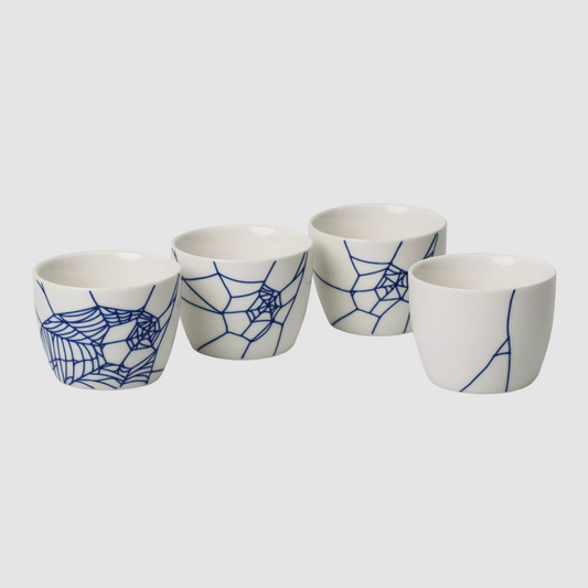 Theory And Practice Soba Cup Set White / Blue