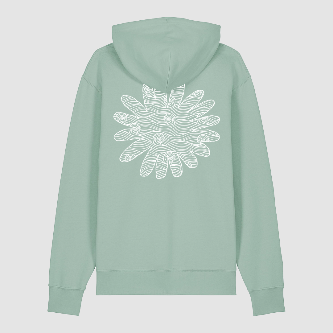 Hoodie Flower Biarritz Aloe