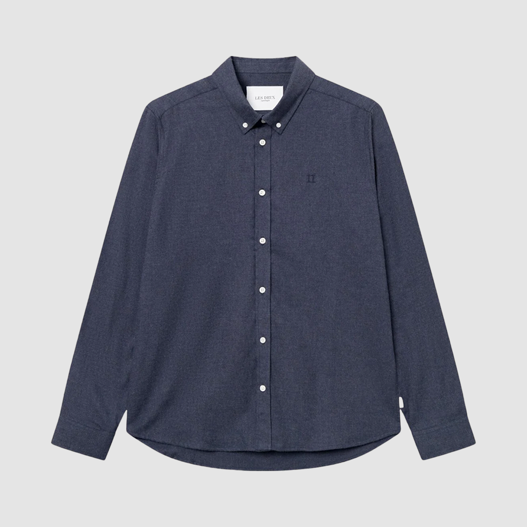 Desert Reg Shirt Dark Navy Melange