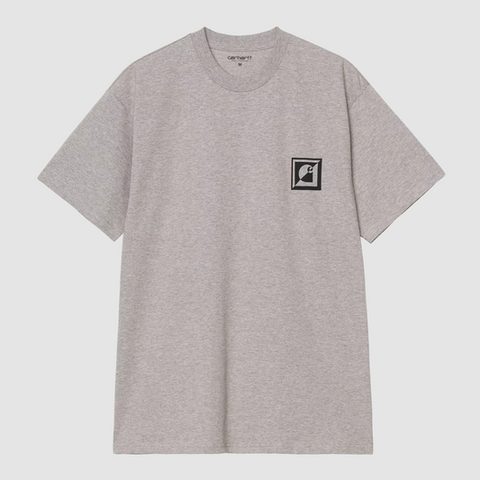 S/S C Logo Archive T-Shirt Grey Heather