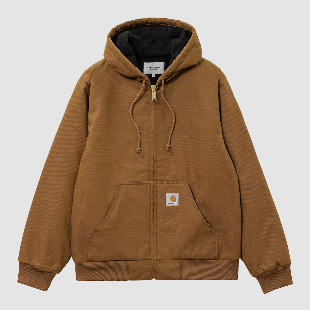 ジャケット・アウター CRACK WASHED ACTIVE JACKET Carhartt ブルゾン アウター ダックキルト裏地付 アクティブ