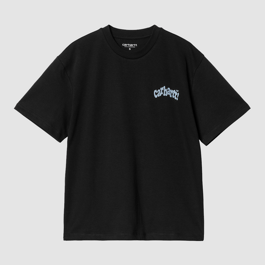 W' S/S Amour T-Shirt Black / Misty Sky