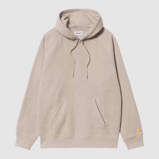 Hooded Chase Sweat Dusky Beige / Gold