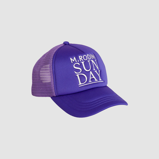 Sunday Emb Trucker Cap Purple