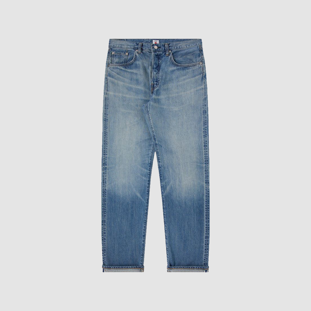 Loose Straight Jeans Blue Light Used