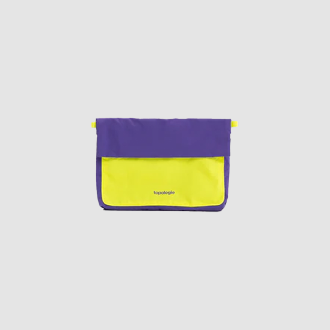 Topologie Musette Small Electric Purple / Neon Yellow Papery