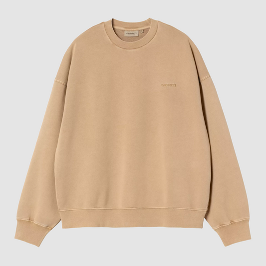 Benton Sweat Peanut Garment Dyed