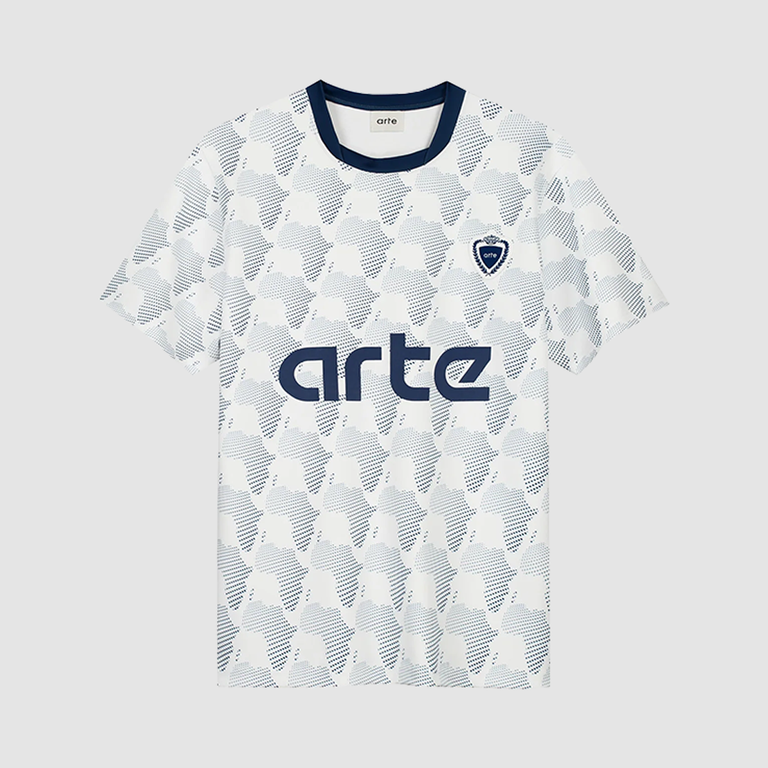 Footbal Shirt White / Navy