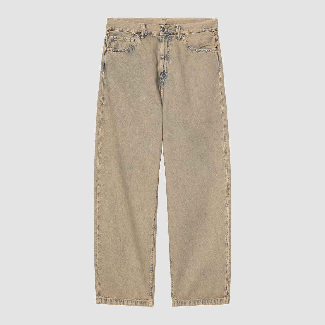 Landon Pant Blue / Leather Garment Dyed