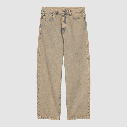 Landon Pant Blue / Leather Garment Dyed