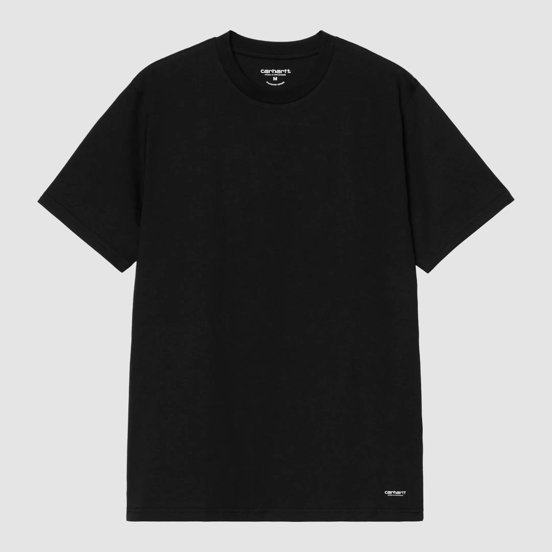 Standard Crew Neck T-Shirt Black / Black