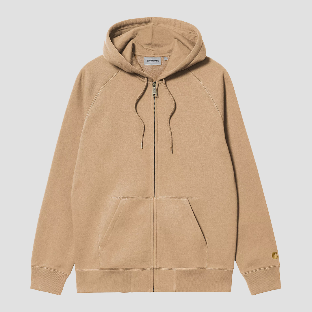 Hooded Chase Jacket Dusty H Brown / Gold