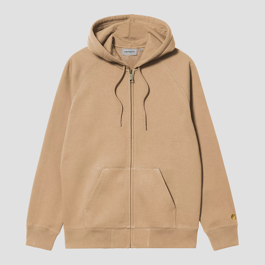 Hooded Chase Jacket Dusty H Brown / Gold