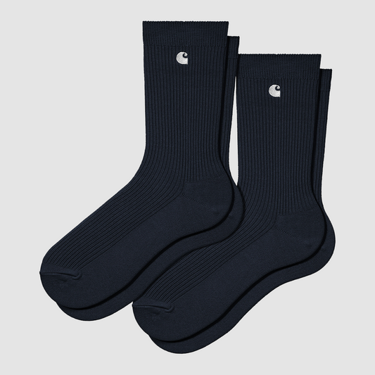 Madison Pack Socks Dark Navy/ White