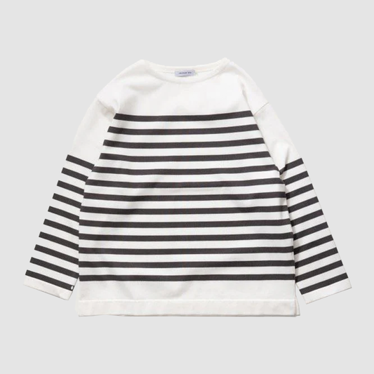 Basque Border Knit Black / White