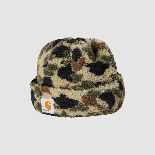 Prentis Beanie Camo Duck Jacquard Green