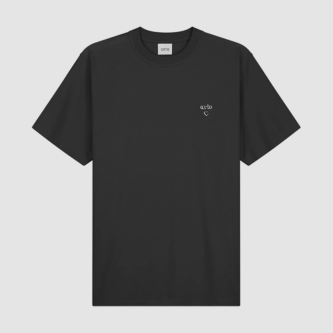 Arte Heart T-Shirt Black
