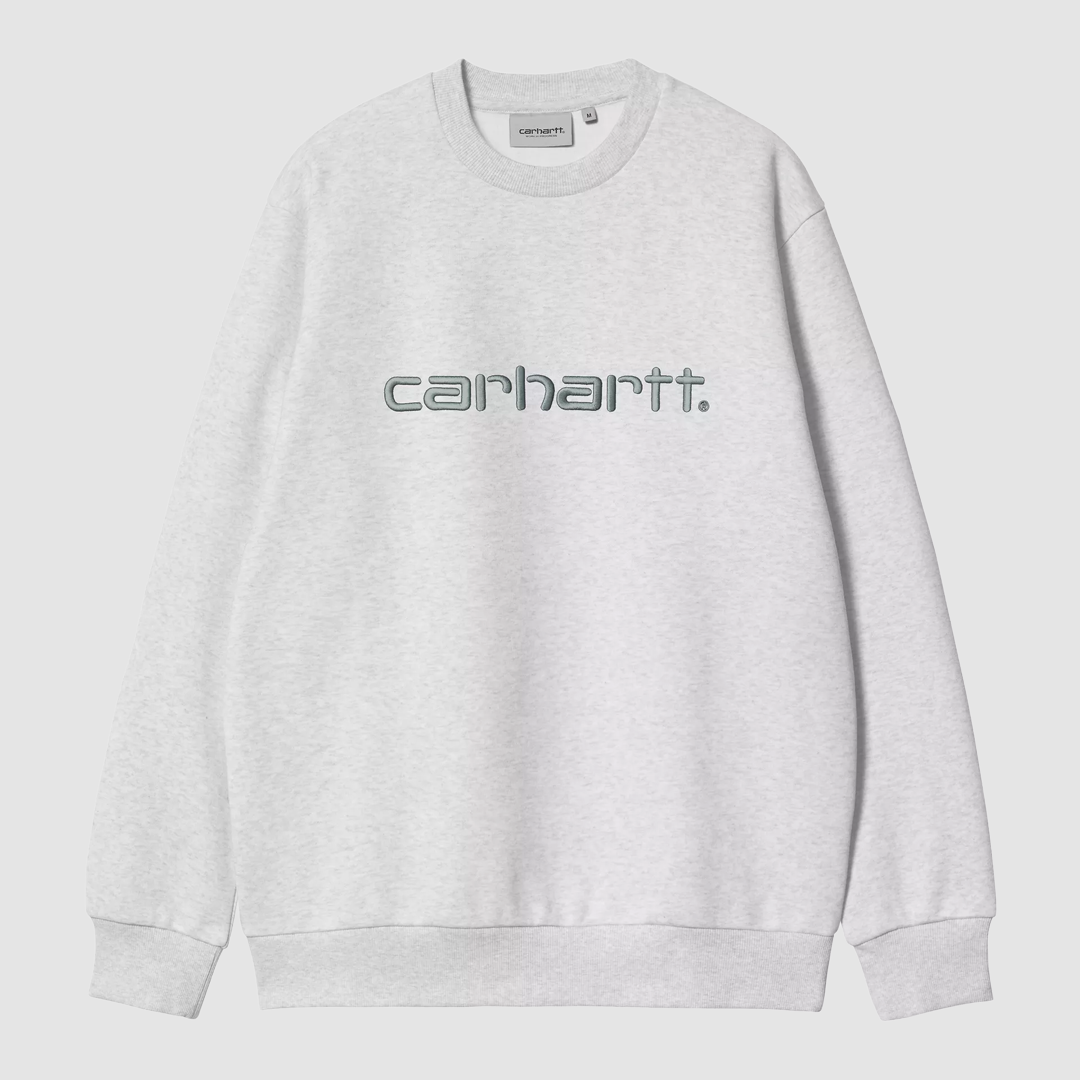 W' Carhartt Sweat Ash Heather / Citadel