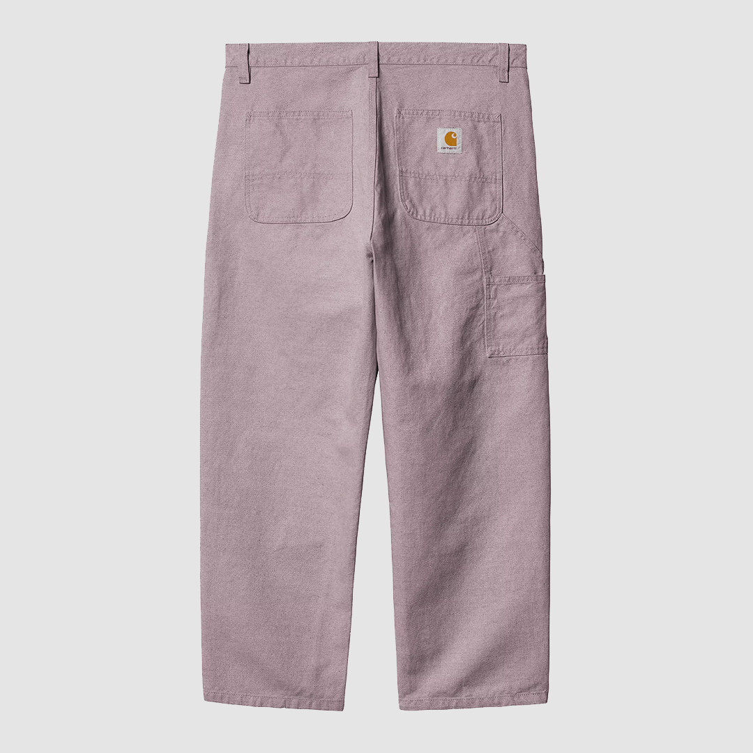Walter Double Knee Pant Pink Fog Garment Dyed